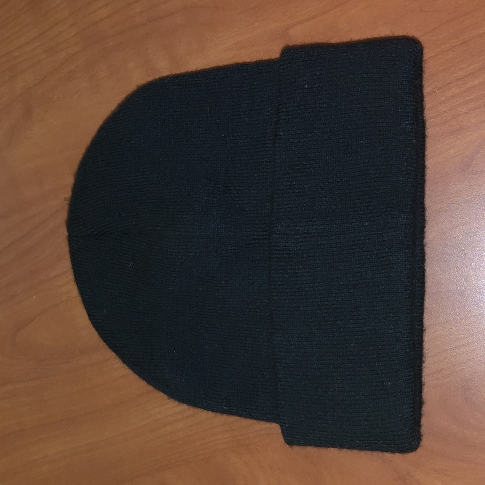 Quicksilver Stitched Patch Cuffed Knit Beanie - image 3